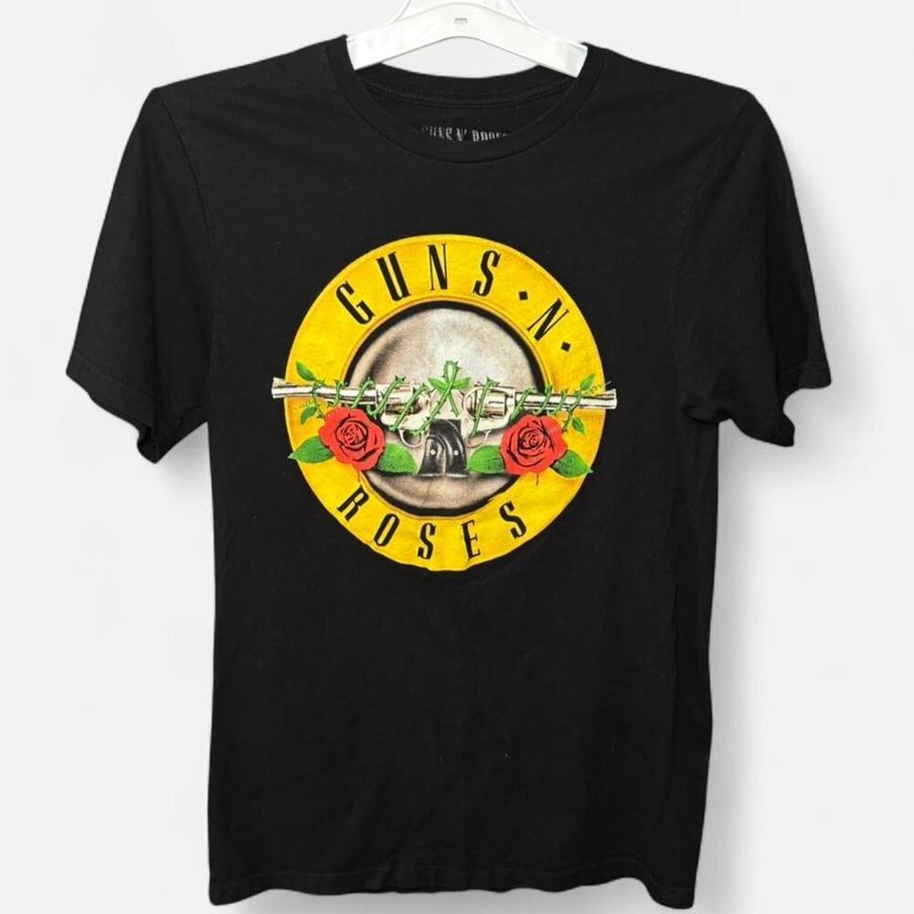 Guns N' Roses Unisex S Band Tee Black Cotton Graphic T-Shirt